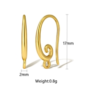 Picture of Copper or Brass Medium Small Hoop Earrings from Reliable Manufacturer