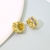 Picture of Delicate Gold Plated Huggie Earrings with Fast Shipping