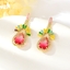 Show details for Copper or Brass Cubic Zirconia Dangle Earrings with Full Guarantee