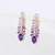 Picture of Distinctive Purple Big Dangle Earrings As a Gift