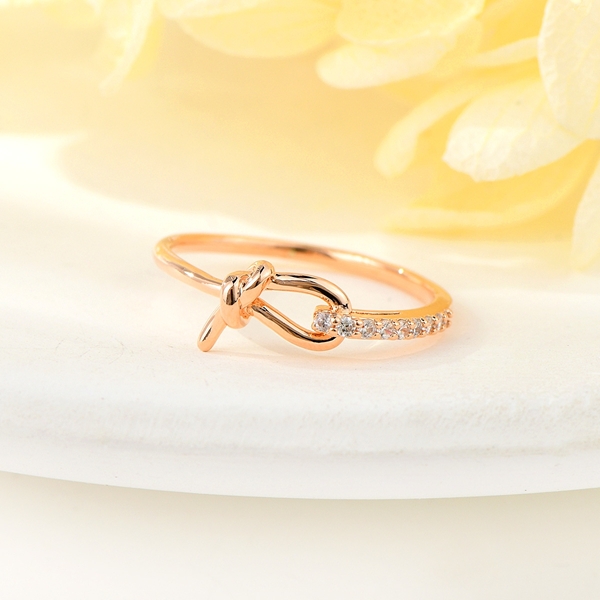 Picture of Nickel Free Rose Gold Plated Delicate Fashion Ring with Easy Return