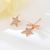 Picture of Hot Selling Rose Gold Plated Cubic Zirconia Stud Earrings from Top Designer
