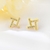 Picture of Unusual Small Cubic Zirconia Stud Earrings