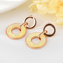 Show details for Shop Rose Gold Plated Classic Dangle Earrings with Unbeatable Quality