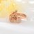 Picture of Zinc Alloy Rose Gold Plated Fashion Ring with SGS/ISO Certification