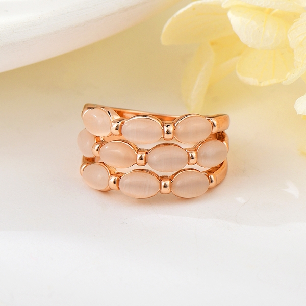 Picture of Fast Selling Pink Opal Fashion Ring from Editor Picks