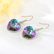 Show details for New Swarovski Element Zinc Alloy Dangle Earrings