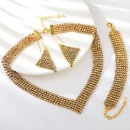 Show details for Best Swarovski Element Yellow 3 Piece Jewelry Set