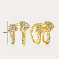 Picture of Delicate Gold Plated Clip On Earrings Online Only