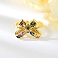 Show details for Bow Small Adjustable Ring with Unbeatable Quality