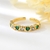 Picture of Delicate Small Green Adjustable Ring