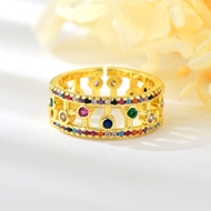 Show details for Fashionable Small Copper or Brass Adjustable Ring