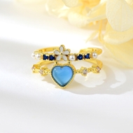 Show details for Reasonably Priced Copper or Brass Cubic Zirconia Adjustable Ring from Reliable Manufacturer