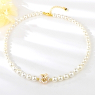 Show details for Impressive White Big Collar Necklace with Low MOQ