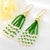 Picture of Gold Plated Big Tassel Earrings Online Shopping