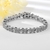 Picture of Great Value White Gold Plated Tennis Bracelet for Ladies