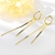 Picture of Distinctive Gold Plated Classic Tassel Earrings of Original Design