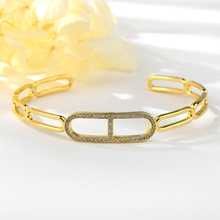 Show details for Low Cost Gold Plated Copper or Brass Cuff Bangle with Low Cost