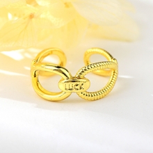 Show details for Classic Copper or Brass Adjustable Ring of Original Design