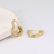 Picture of Delicate White Huggie Earrings with Worldwide Shipping