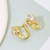 Picture of Most Popular Cubic Zirconia Gold Plated Huggie Earrings