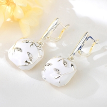 Show details for Good Quality Artificial Crystal Dubai Dangle Earrings From Reliable Factory