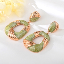 Show details for Great Value Rose Gold Plated Zinc Alloy Dangle Earrings with Member Discount