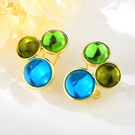 Picture of Dubai Zinc Alloy Dangle Earrings with 3~7 Day Delivery