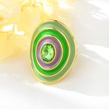 Show details for Irresistible Green Artificial Crystal Fashion Ring For Your Occasions