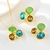 Picture of New Opal Gold Plated 2 Piece Jewelry Set