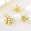 Show details for Eye-Catching White Dubai 2 Piece Jewelry Set with Member Discount