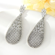 Show details for Copper or Brass Luxury Dangle Earrings from Certified Factory