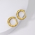 Picture of Great Value Gold Plated Flower Huggie Earrings with Member Discount