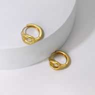 Picture of Reasonably Priced Copper or Brass Delicate Huggie Earrings from Reliable Manufacturer