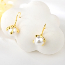 Show details for Hot Selling White Medium Dangle Earrings from Top Designer