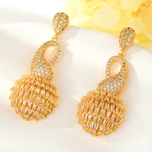 Show details for Stylish Big Luxury Dangle Earrings