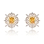 Show details for Luxury Gold Plated Big Stud Earrings in Exclusive Design