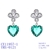 Picture of Sparkling Love & Heart Big Dangle Earrings from Top Designer