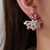 Picture of Impressive Pink Copper or Brass Dangle Earrings with Low MOQ