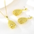 Picture of Famous Big Gold Plated 2 Piece Jewelry Set