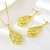 Picture of Sparkling Dubai Gold Plated 2 Piece Jewelry Set