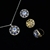 Picture of New Step Dark Blue Multi-Tone Plated 3 Pieces Jewelry Sets