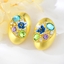 Show details for Sparkling Big Flowers & Plants Big Stud Earrings