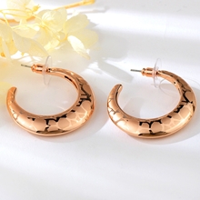 Show details for Fashion Big Zinc Alloy Big Hoop Earrings