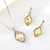 Picture of Brand New Yellow Small 2 Piece Jewelry Set with SGS/ISO Certification