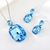 Picture of Geometric Blue 2 Piece Jewelry Set with Speedy Delivery