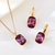 Picture of Geometric Pink 2 Piece Jewelry Set with 3~7 Day Delivery