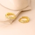Picture of Distinctive White Small Huggie Earrings with Low MOQ