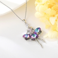 Show details for Love & Heart Copper or Brass Pendant Necklace with Fast Shipping