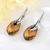 Picture of Copper or Brass Platinum Plated Dangle Earrings with Full Guarantee